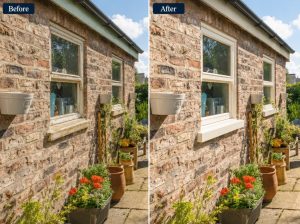 before and after case study paint while u wait house extension windows